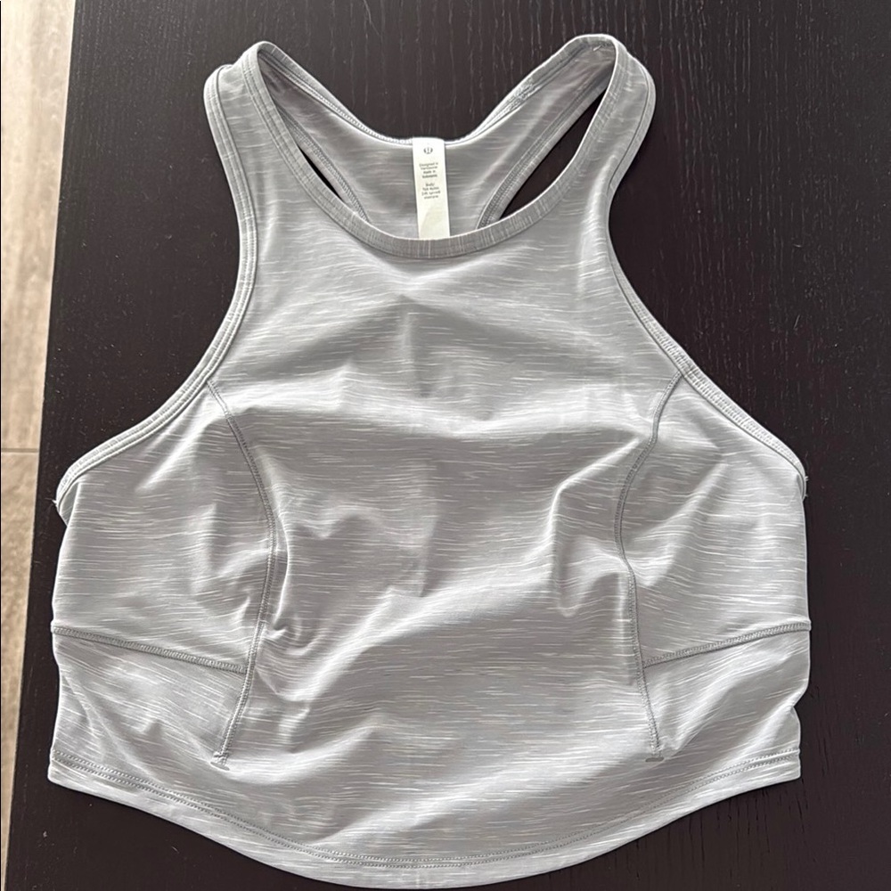 lululemon athletica Gray Crop Top